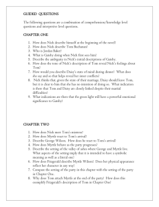 The Great Gatsby Guided Reading Questions