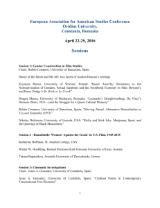 European Association for American Studies Conference Ovidius