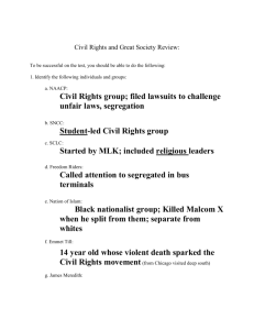 Civil Rights and Great Society Review: