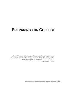 College Is Possible - National Mentoring Partnership