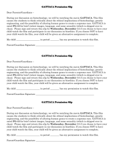 GATTACA Permission Slip