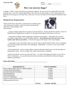 Lost Dog Flyer Assignment