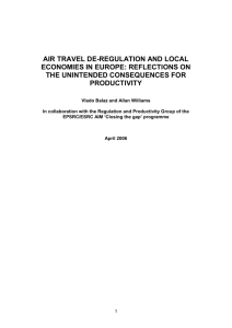 Air Travel De-Regulation doc