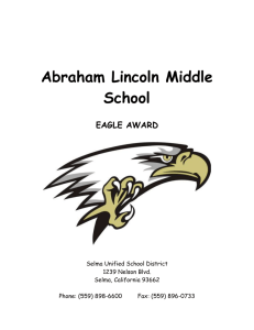 Abraham Lincoln Middle School - Selma Unified School District