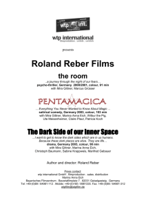 Roland Reber movie series press kit (doc)