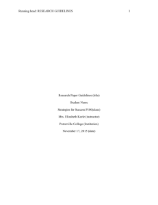Research Paper - Porterville College