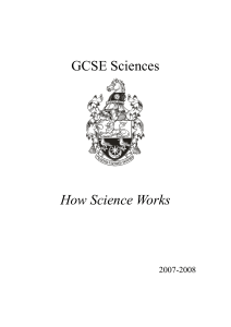 GCSE Sciences