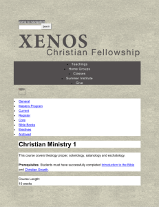 The Nature of Salvation - Xenos Christian Fellowship