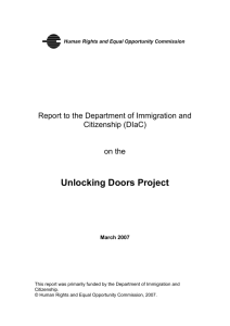 Unlocking Doors Project Report