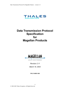 Magellan Data Transmission Protocol