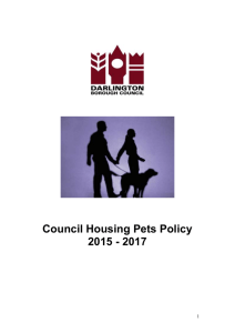 Pet policy - Darlington Borough Council
