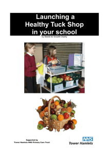 School healthy tuck shop guide - Tower Hamlets Co