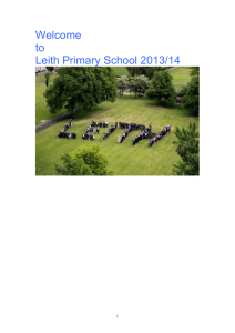 CONTENTS - Leith Primary School