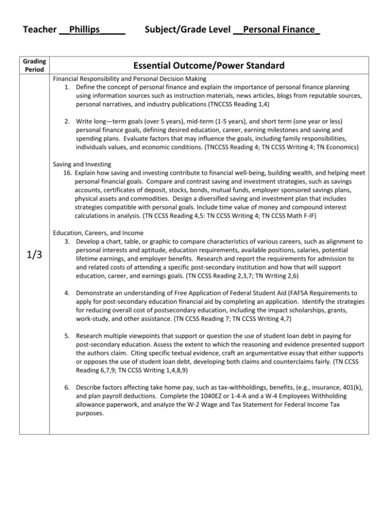 Principal Definition Personal Finance