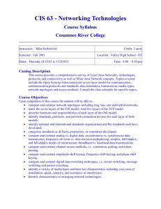 Course Syllabus