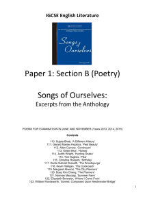 poetry-anthology-excerpts-from-songs-of-ourselves.doc - MrF-EFC