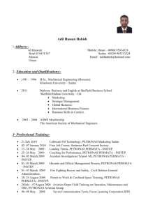 Adil Hassan Habish 1-Address:- Al Khuwair Mobile: Oman – 00968