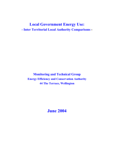 Energy Use Patterns and Trends in the New Zealand`s