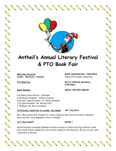 Antheil`s Annual Literary Festival Program