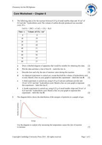 Core Worksheet – Chapter 6 - Cambridge Resources for the IB