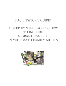 steps for planning your family math night