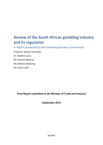 Chapter 3: The social impact of gambling