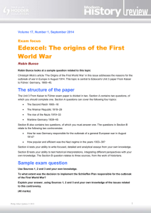 Volume 17, Number 1, September 2014 Exam focus Edexcel: The