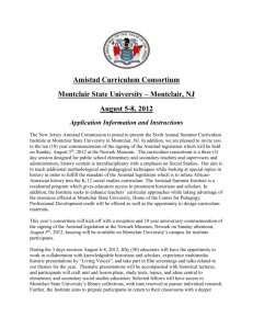 August 5-8, 2012 - NJ Amistad Commission Web