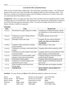 Lord of the Flies Analytical Essay.doc