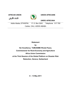 Speech - African Union