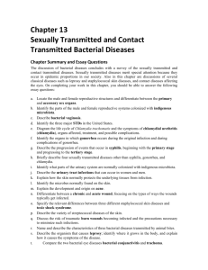 Chapter 13: Sexually Transmitted and Contact Transmitted Bacterial