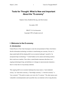 Tools for Thought: What Is New and Important About