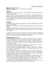 CURRICULUM VITAE - Facultad de Ingeniería