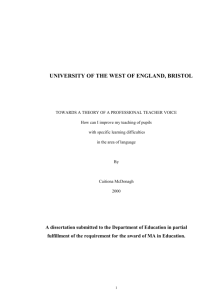 university of the west of england, bristol