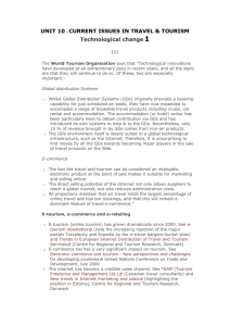 unit 10 - current issues in travel & tourism