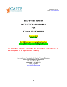 PT and PTA Instructions and Forms (.doc)