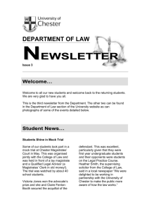 department of law newsletter