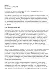 In this paper I investigate Marx`s early thinking on capital