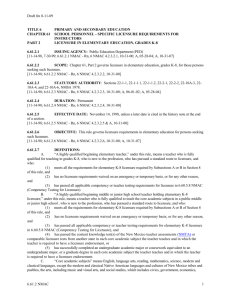 6.61.2 NMAC - New Mexico State Department of Education