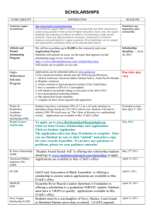 scholarships - Santa Rosa County School District