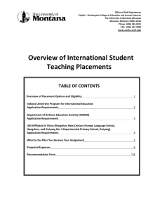 Expand Your World View Through International Student Teaching