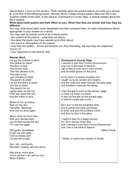 poetry scansion practice with answers