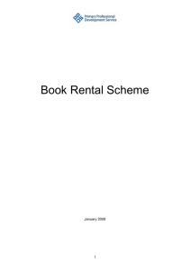 Book Rental Scheme