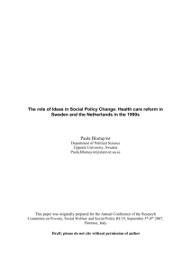 paper - social policy in a globalizing world: developing a north