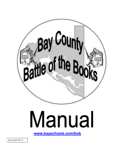 Battle of the Books - Bay District Schools > Getting Started