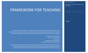 Framework for teaching