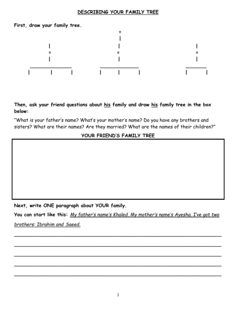 describing-your-family-tree