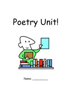 Poetry Analysis - Ms. Gips` homepage!