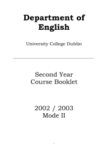 2ndyrbk.doc - University College Dublin