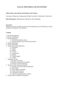 industrial use of enzymes